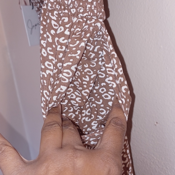 JAPNA Jumpsuit NWT in brown and white. - Picture 2 of 7